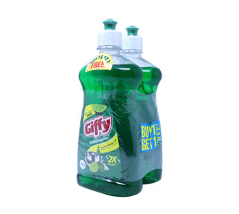 Giffy Green Lime Liquid  Dish Wash 2 x 500 ML