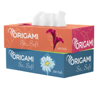 Origami Tissue Pop-Up Napkins 2 x100 Nos ( Buy One Get One Free )