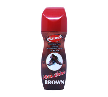 Maxwax Shoe Polish Liquid Brown 75 ML
