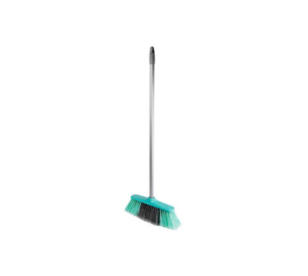 Gebi 549 Elegant Broom – Metal Handle and Plastic Bristles