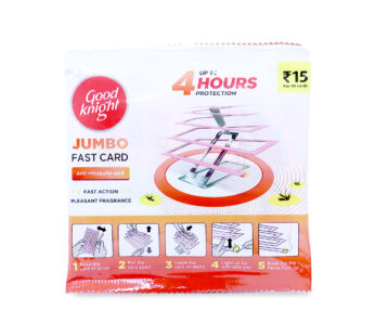 Good Knight Fast Card Jumbo 10 Nos – upto 4 Hours Protection