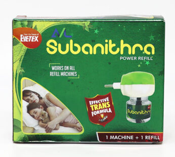 Eyetex Mosquito Rapellent Subanithra Combo – 1 Machine + 1 Refill