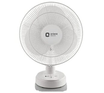 ORIENT TABLE FAN FINSTAR DESK 21 400MM WHITE