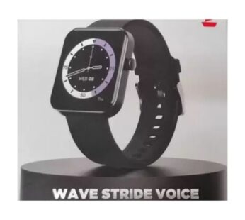 Boat Wave Stride Voice Black Smart Watch