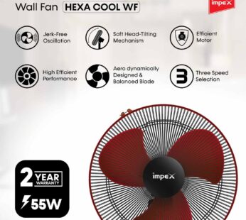 IMPEX WALL FAN HEXA COOL NORMAL
