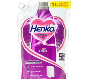 Henko Matic Liquid Top Load 1 Ltr Pouch