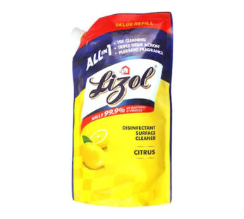 Lizol Floor Cleaner Citrus Pouch 750 Ml