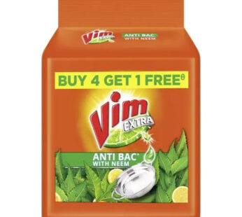 Vim Dish Wash Bar Anti Bac With Neem 5*200 Gm