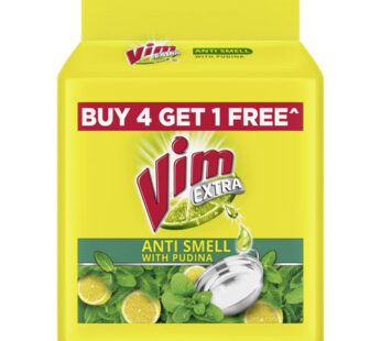 Vim Dish Wash Bar Anti Smell With Pudina 5*200 Gm