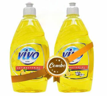 Vivo Dish Wash Liquid Lemon 2*500 Ml
