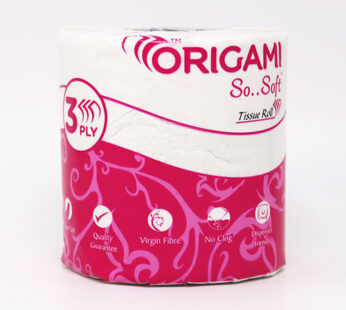 Origami Tissue Roll 3 Ply 10*9.8 Cm 160 Nos